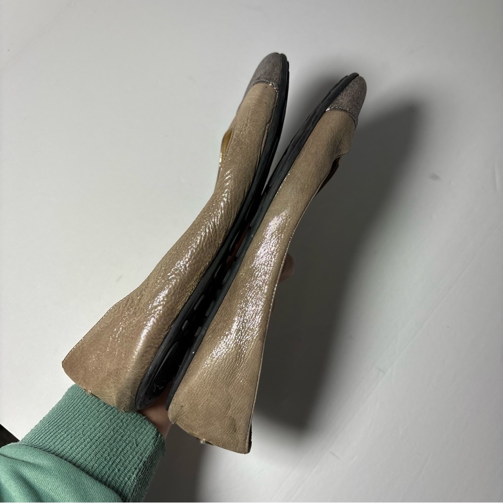 Jimmy Choo Metallic Flats - Picture 10 of 12